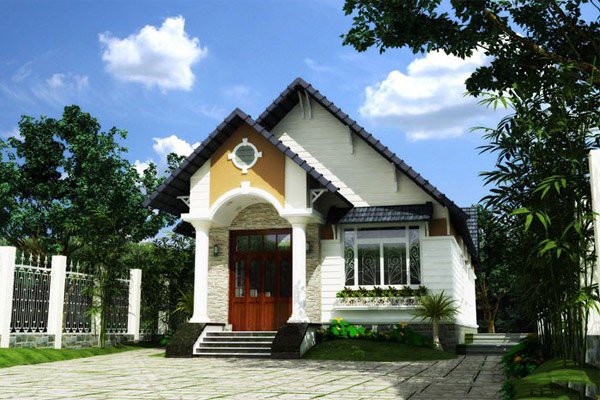 Mẫu nhà cấp 4 đẹp phong cách Pháp tân cổ điển Nếu bạn yêu thích phong cách thiết kế mang hơi hướng kiến trúc Pháp tân cổ điển mềm mại, tinh tế, bạn có thể tham khảo mẫu thiết kế nhà cấp 4 đẹp này.