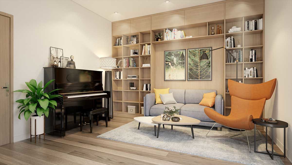 sofa phong khach nha pho dong tang long an loc quan 9 - DỰ ÁN ĐÔNG TĂNG LONG QUẬN 9