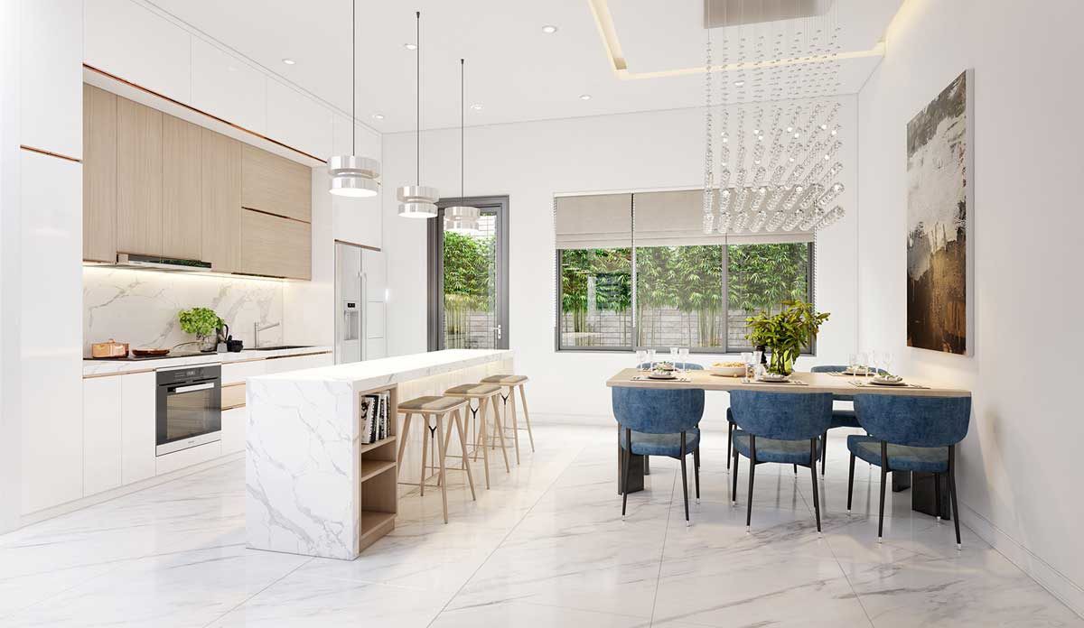 thiet ke bep nha pho dong tang long an loc quan 9 - DỰ ÁN ĐÔNG TĂNG LONG QUẬN 9