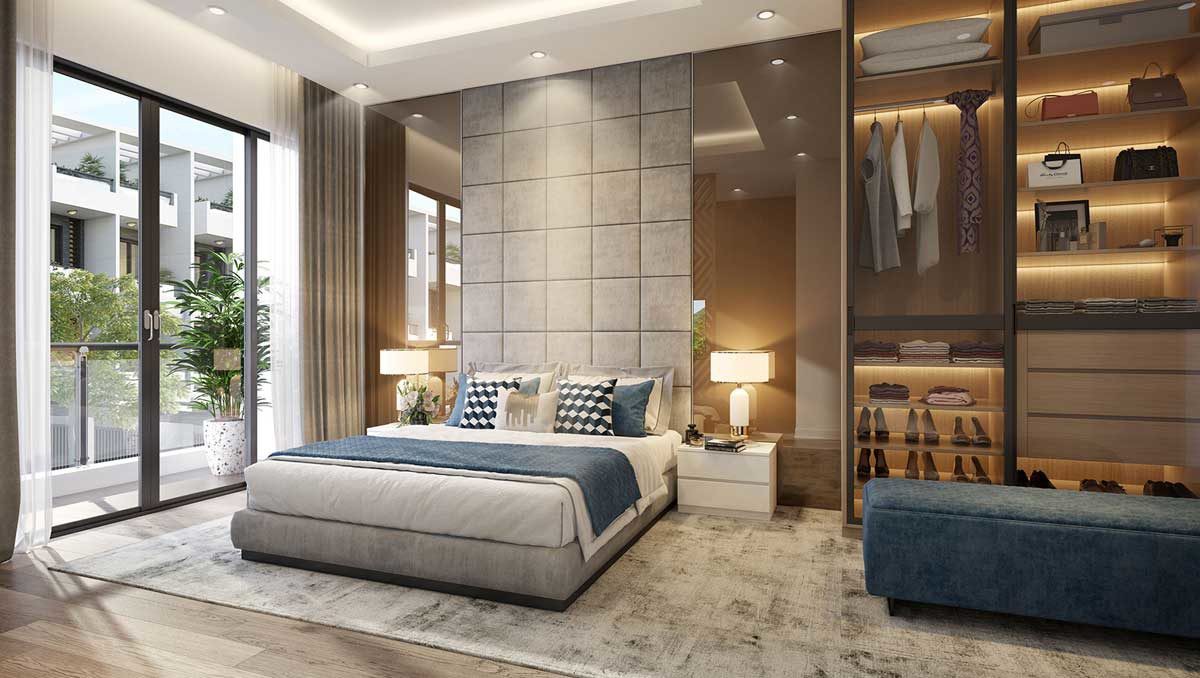 thiet ke phong ngu nha pho dong tang long an loc quan 9 - DỰ ÁN ĐÔNG TĂNG LONG QUẬN 9