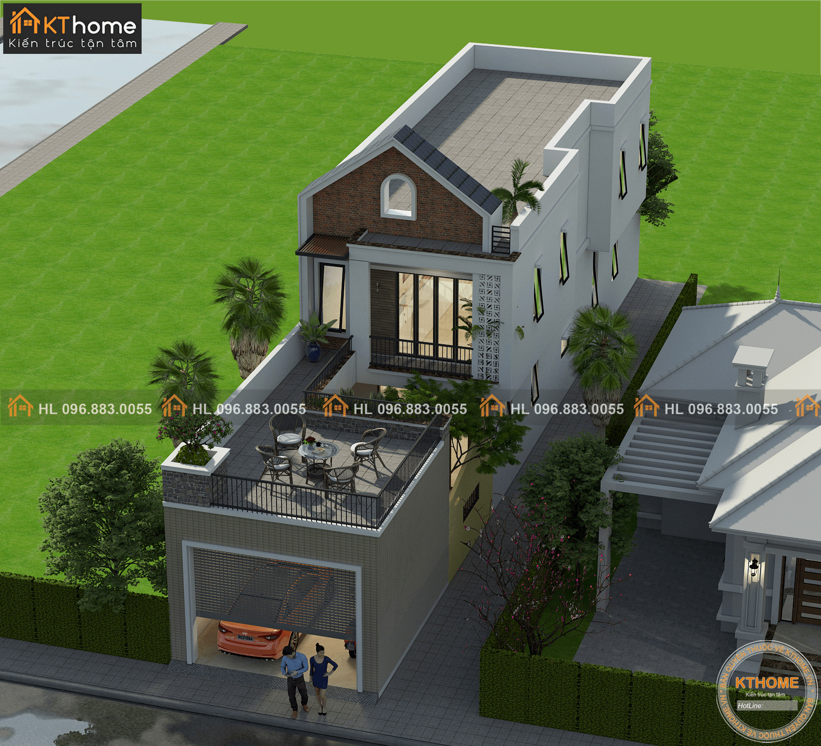 Mẫu nhà ống mặt tiền 5m