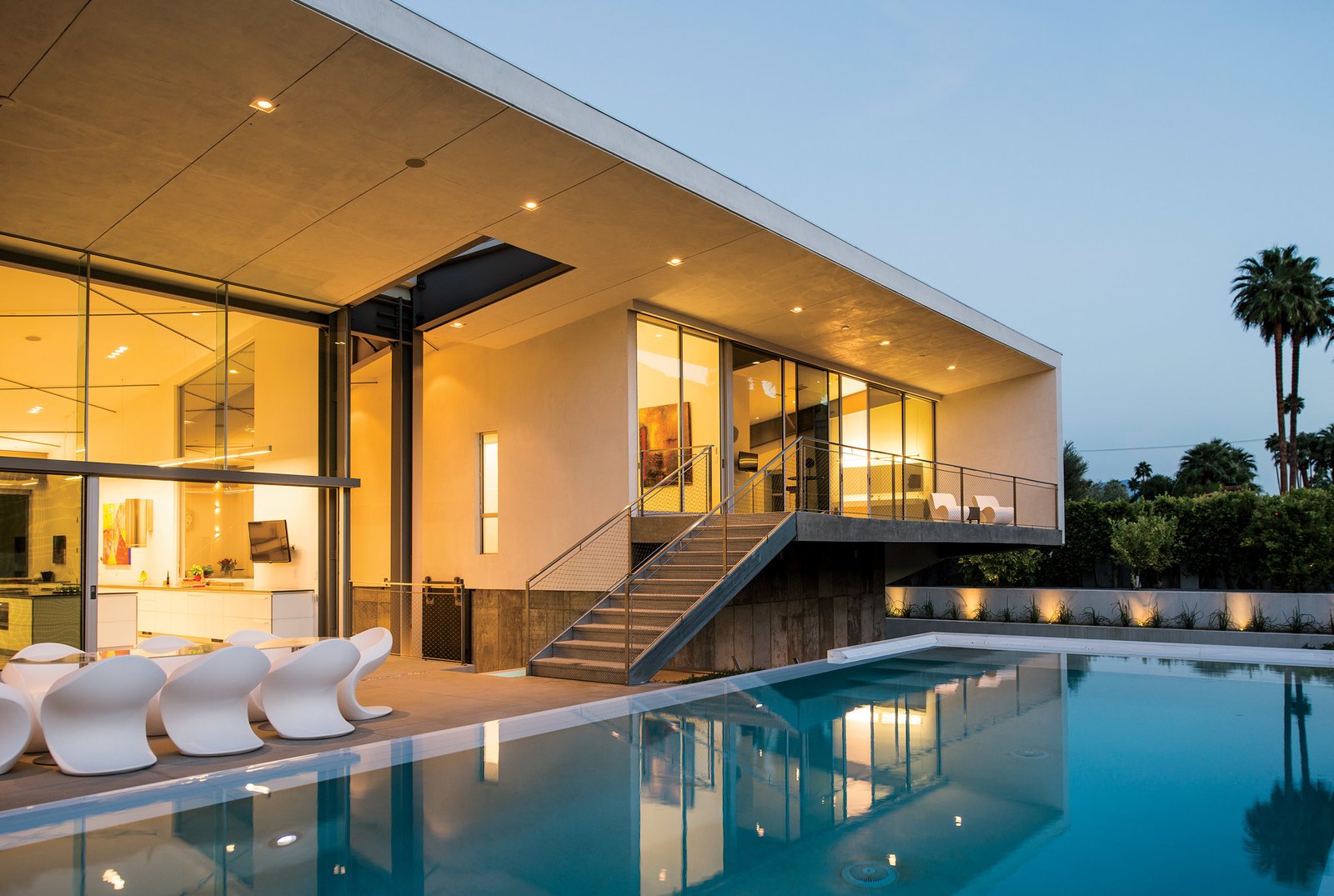 Mẫu nhà tiền chế có hồ bơi