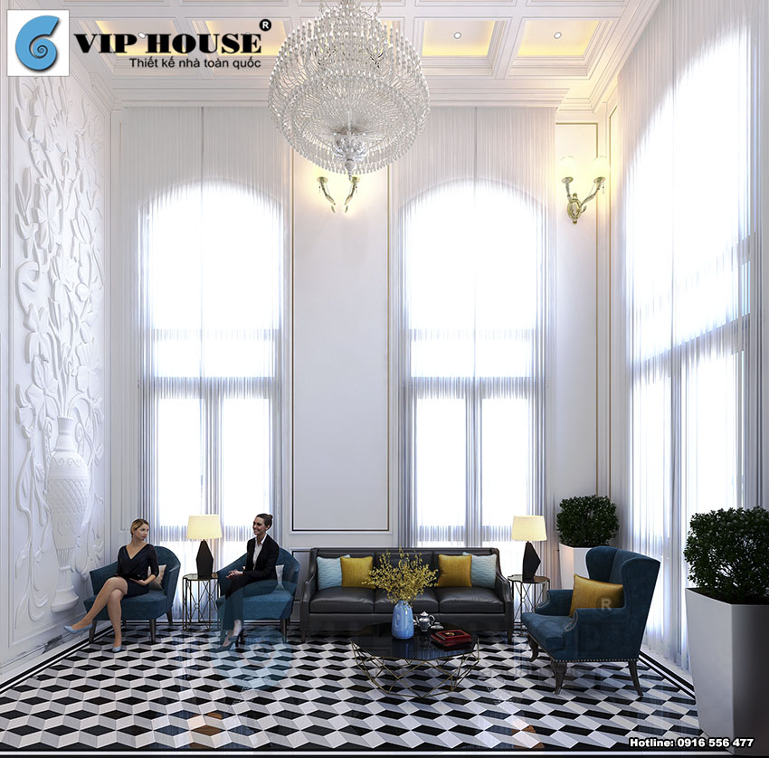 Khu vực khách chờ được thiết kế sang trọng tạo niềm tin cho khách hàng vào dịch vụ cũng như chất lượng của khách sạn