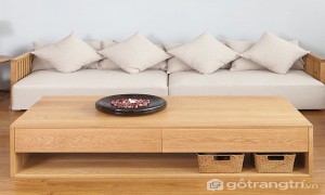 Ưu nhược điểm của bàn trà gỗ sồi đẹp nhất định không thể bỏ qua