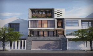 Mẫu thiết kế nhà ống 4 tầng 5x20m hiện đại chi gia đình 4 người