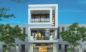 Mẫu thiết kế nhà phố 3 tầng hiện đại kết hợp kinh doanh đẹp