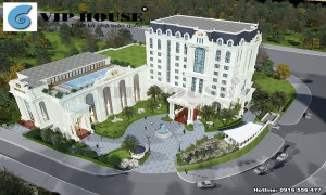 Mẫu thiết kế khách sạn 4 sao đẹp như thiên đường