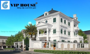 5+ mẫu biệt thự Pháp 3 tầng xu hướng cho năm 2020