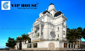 10+ mẫu biệt thự Pháp 5 tầng đẹp và thu hút