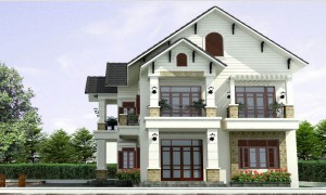 Top 5 mẫu biệt thự tân cổ điển 2 tầng 1 tỷ đẹp hợp thời