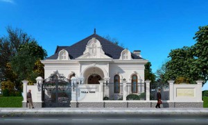 10 mẫu nhà cấp 4 kiểu Pháp đẹp hút hồn