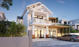 [BST] Mẫu biệt thự 2 tầng hiện đại 100m2 tiện nghi sang trọng
