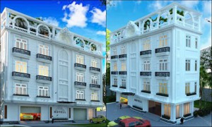 Chia sẻ bản vẽ thiết kế khách sạn mini 100m2, 200m2