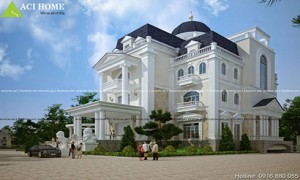 Mẫu biệt thự lâu đài 5 tầng đẳng cấp vạn người mê