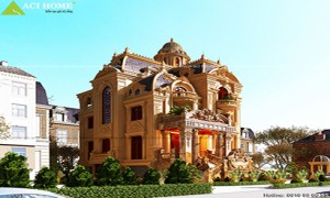 Mẫu biệt thự nghỉ dưỡng có phòng giải trí karaoke đẹp