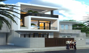 [BST| Mẫu nhà ống đẹp 3 tầng mặt tiền 5m hiện đại